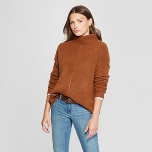 Universal Thread Mock Neck Sweater In 